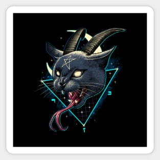 Rad Devil Cat Sticker